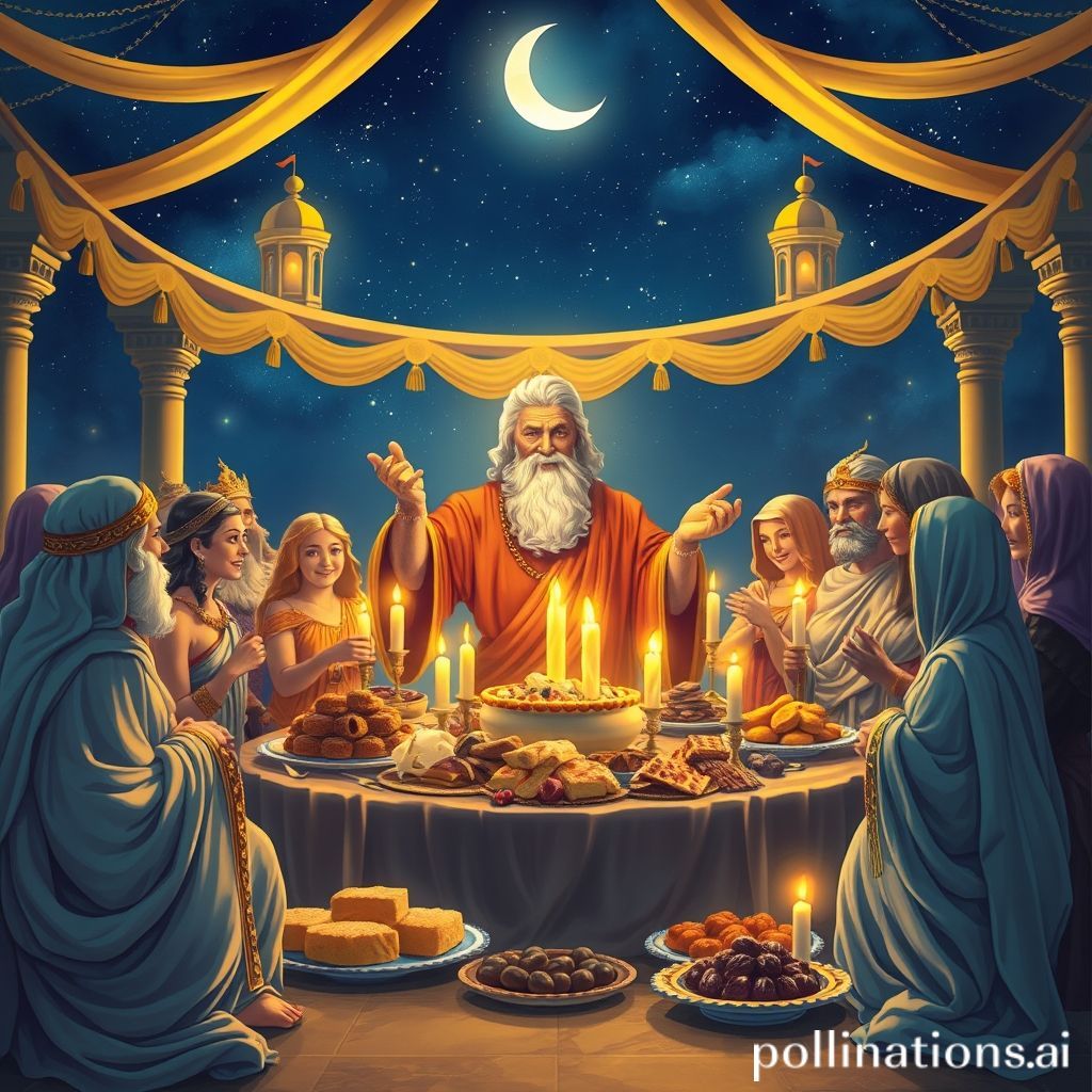  Kisah Kakek Zeus Merayakan Lebaran di Olympus